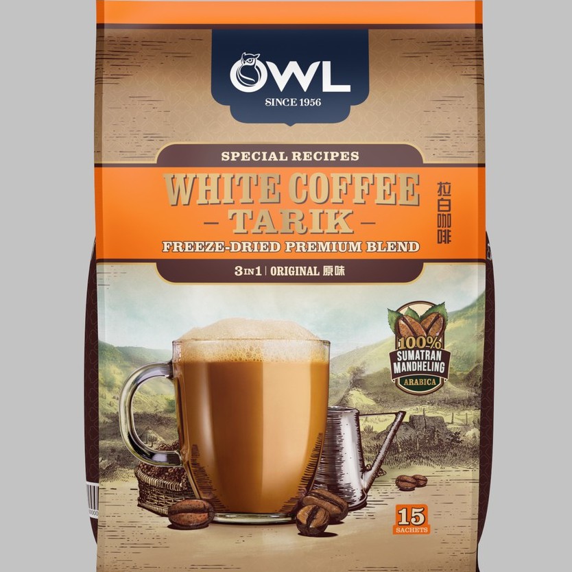 Owl White Coffee Tarik Original 15 X 36 G Shopee Singapore