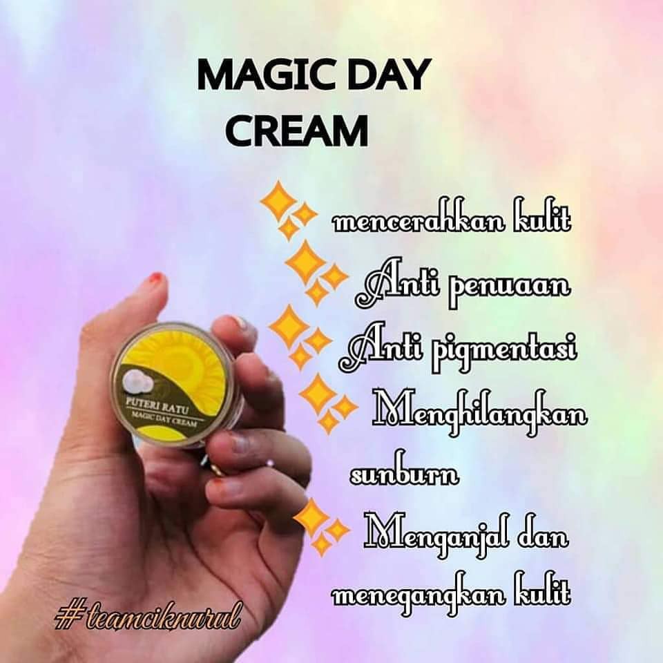 Magic Day Cream By Puteri Ratu Ori Hq Lulus Kkm Shopee Singapore