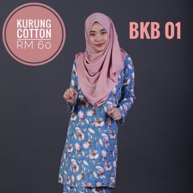 CLEARANCE 1 PASANG RM 39 90  Baju  Kurung  Cotton  sejuk 