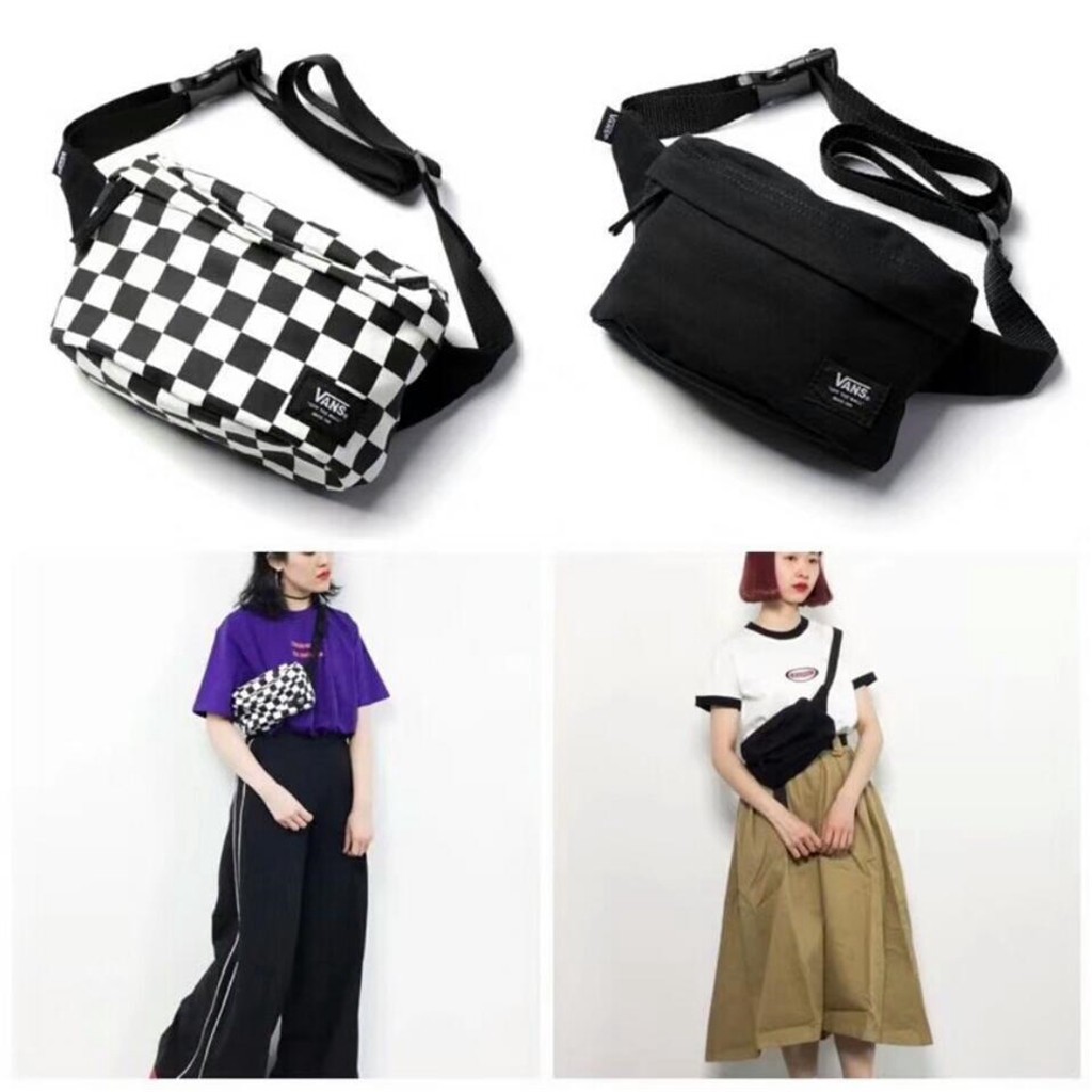 vans sling bag checkerboard