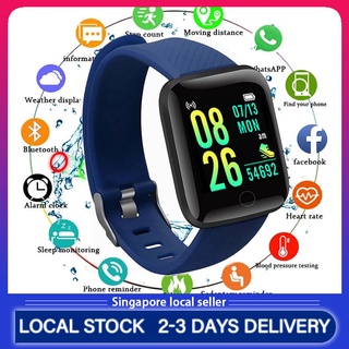 [Local Stock] Bluetooth Watch Measures Blood Pressure Blood Oxygen And Heart Rate Wireless Sports Smart Watch