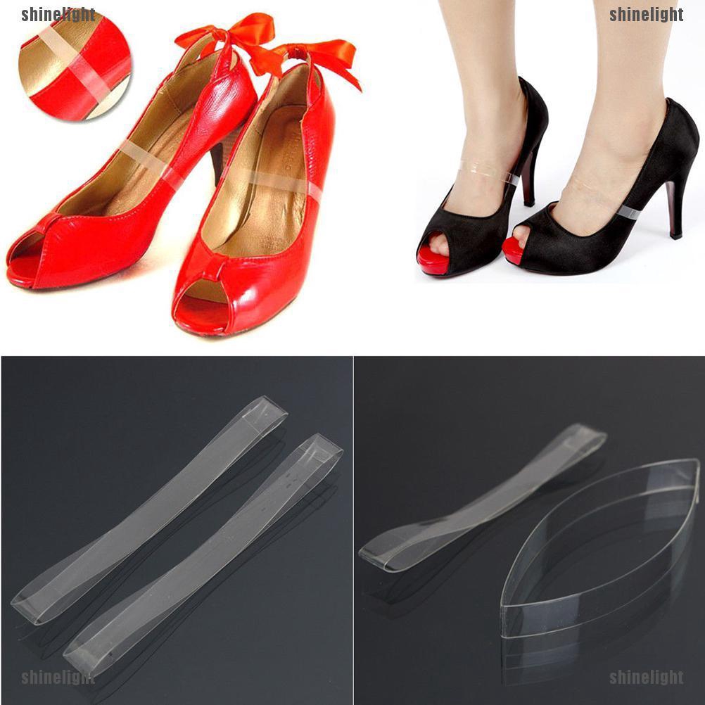 transparent shoe straps