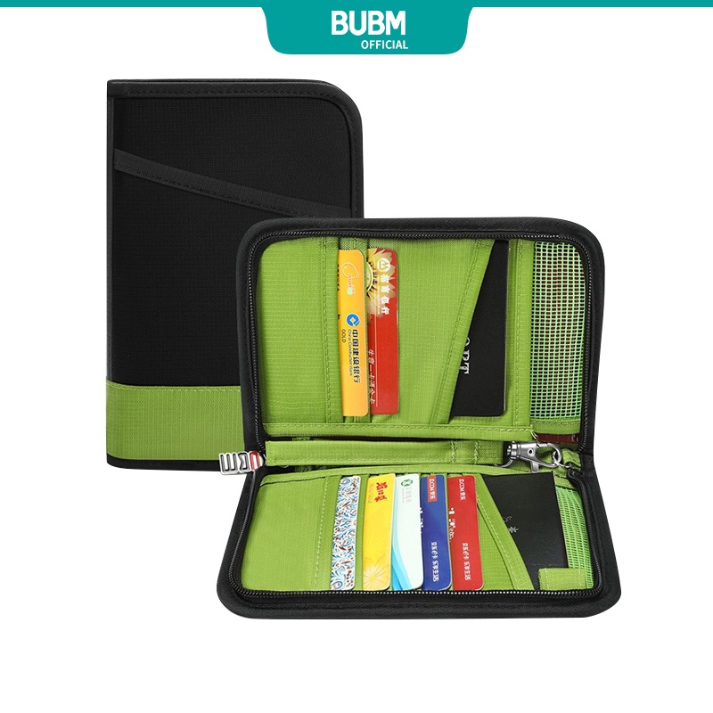 BUBM Travel Journey Document Organizer Wallet Passport ID Card Holder Ticket Credit Card Bag Case Purse blHm