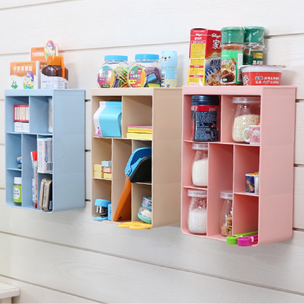 Unique Kitchen Cupboard Shelf Wall Mounted Storage Support Pantry