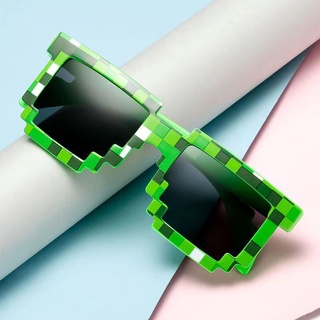 1pcs 5 Colors Game Minecraft Sunglasses Fashion Kids Action Toys Square New Minecrafter Glasses Children Cosplay Toys