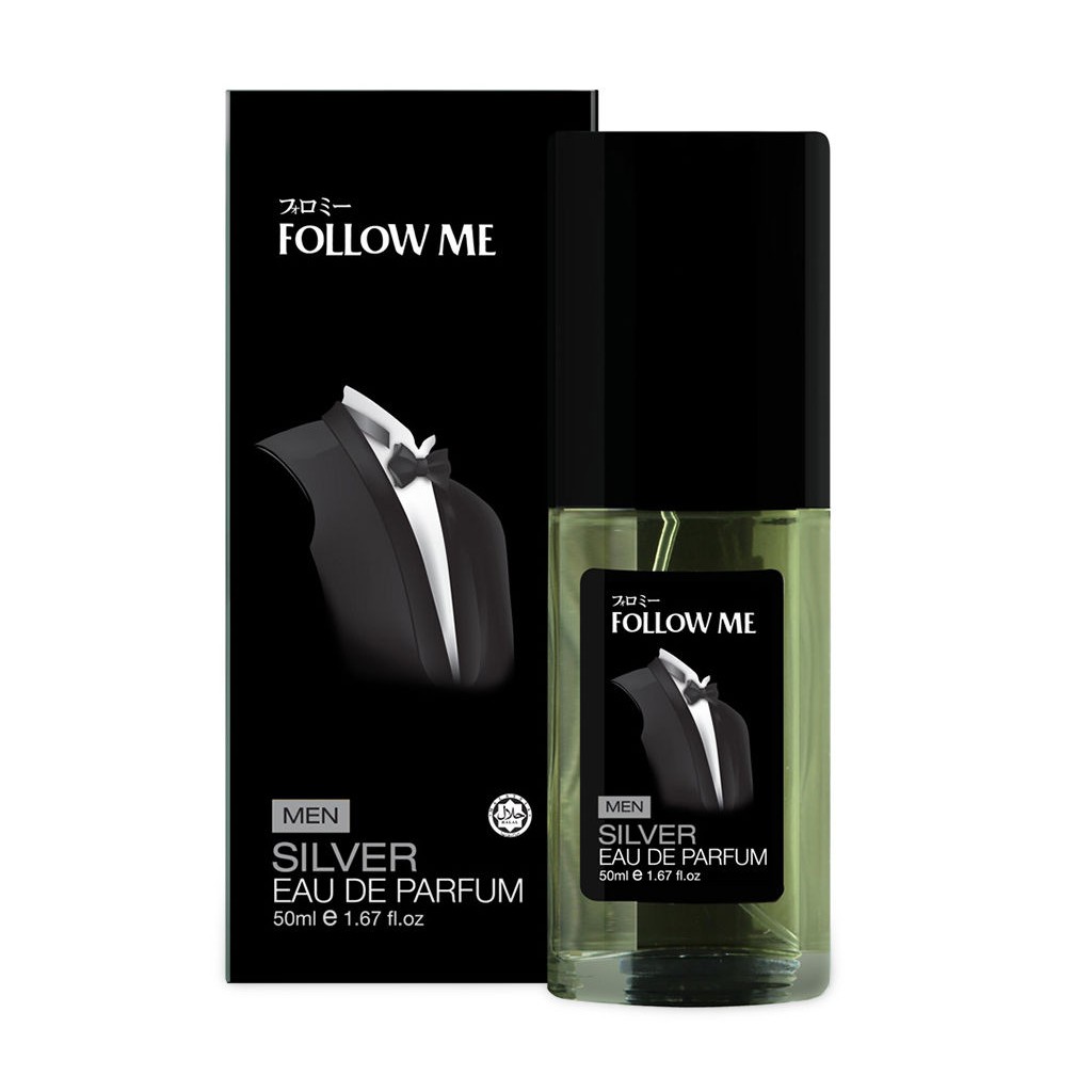 Shop Malaysia Follow Me Men Eau De Parfum 50ml Silver Shopee Singapore