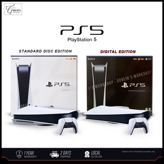 Sony PlayStation 5 PS5 Console Physical Standard Disc Game Version - Digital Version - Export Set | CFI-1218A CFI-1200