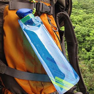 Fashion 700ml Reusable Foldable Flexible Water Bottle Bag Camping Hiking Tool Soft Flask Squeeze Drinking Water Pouch #6