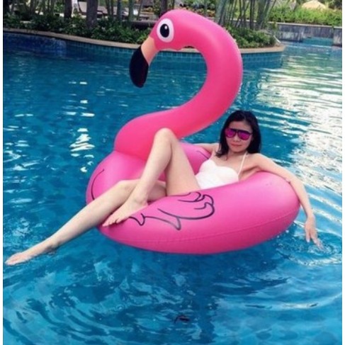 flamingo inflatable ring