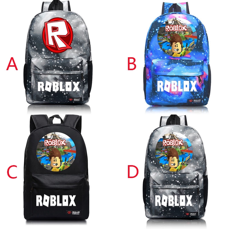 Kids Roblox Backpack Schoolbag Students Bookbag Casual Bag School Bag Travel Unisex Men Women Boys - white jordan tee w black backpack roblox