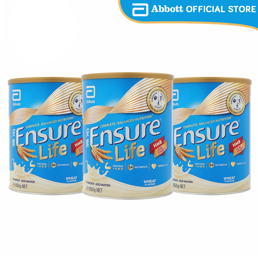 [Bundle of 3] Ensure Life Wheat (850g) Shopee Singapore