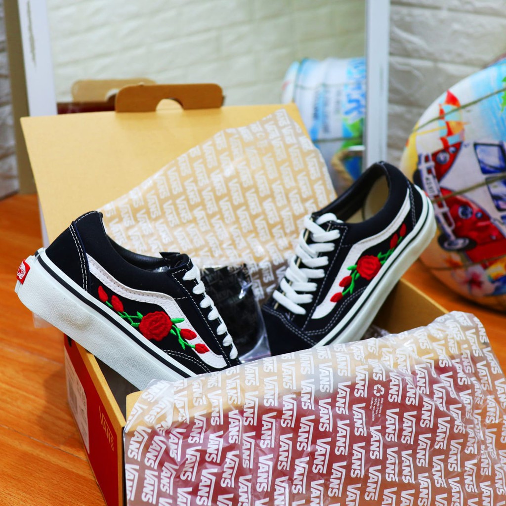 vans rose shoes