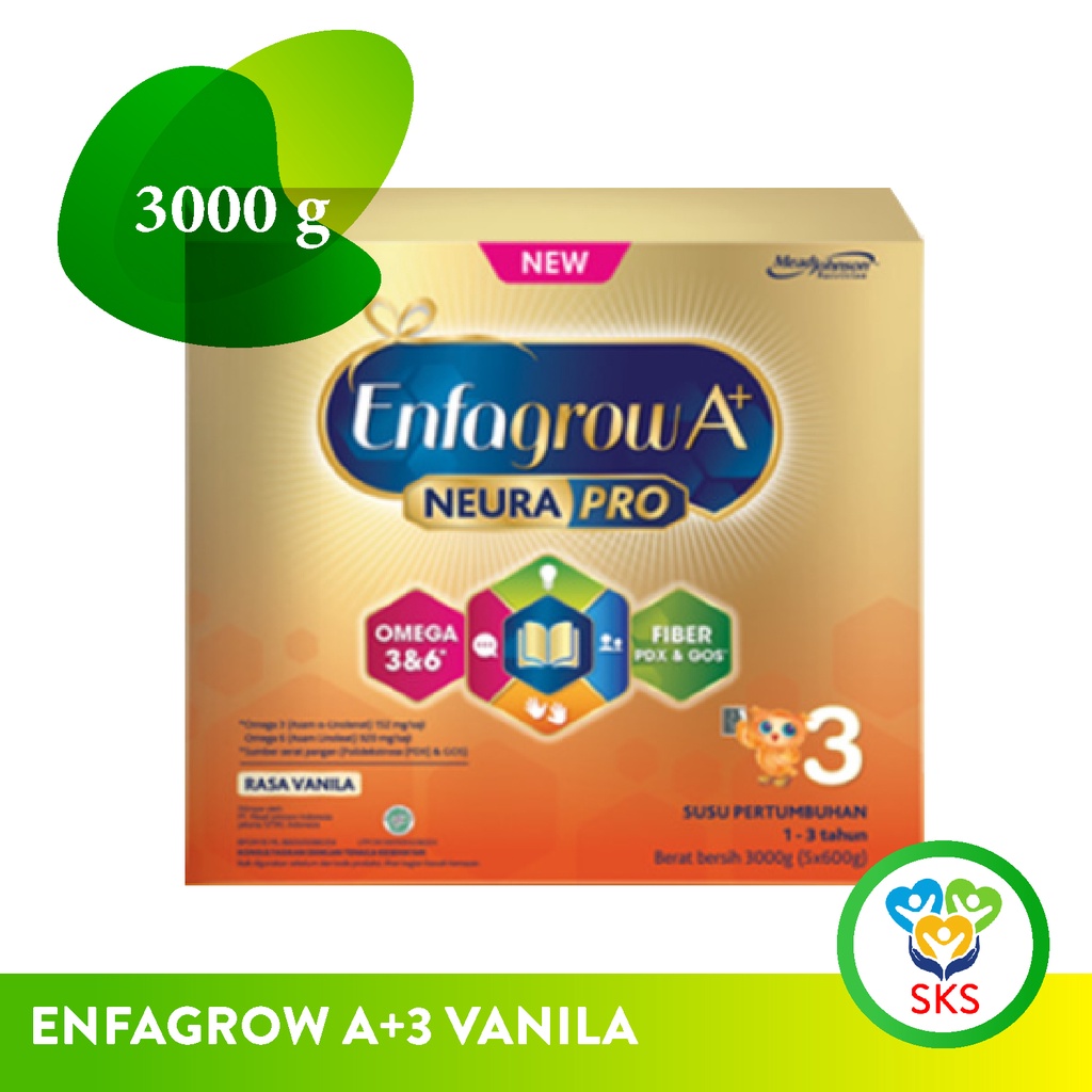 Enfagrow A 3 Vanilla Formula Milk 3000 Grams Shopee Singapore