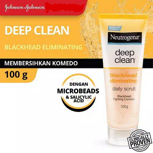neutrogena deep clean daily scrub