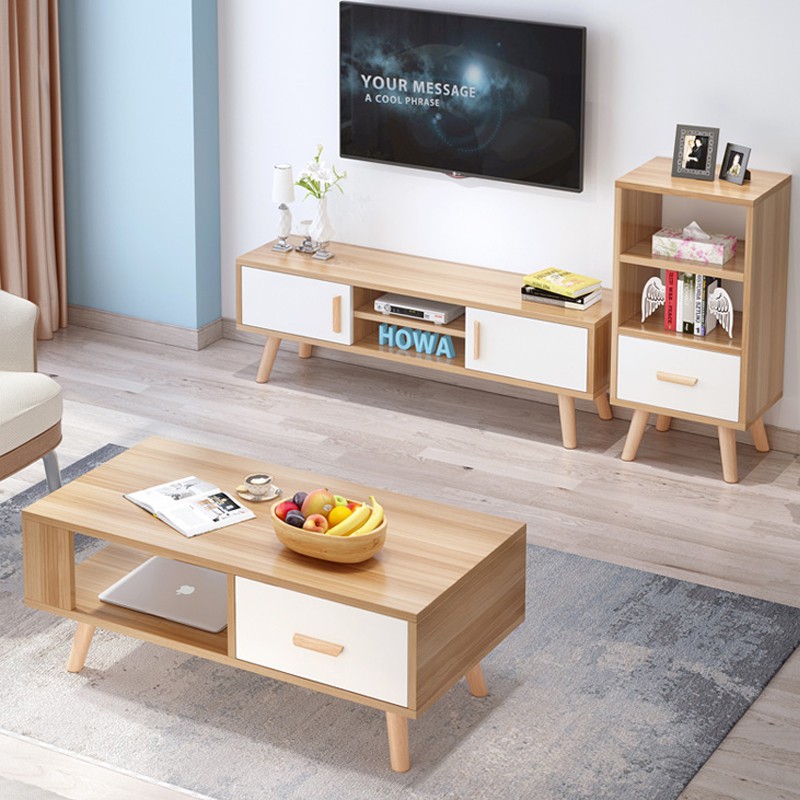 Nordic Coffee Table Simple Modern Living Room Coffee Table Combination Shopee Singapore