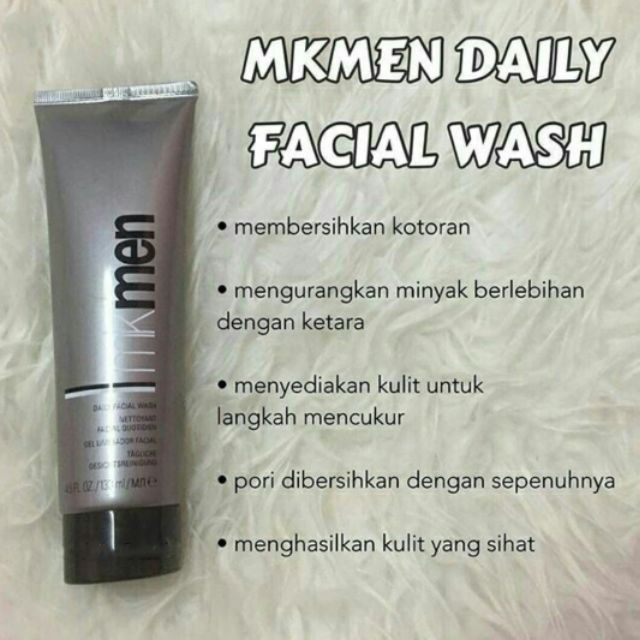mk men facial wash