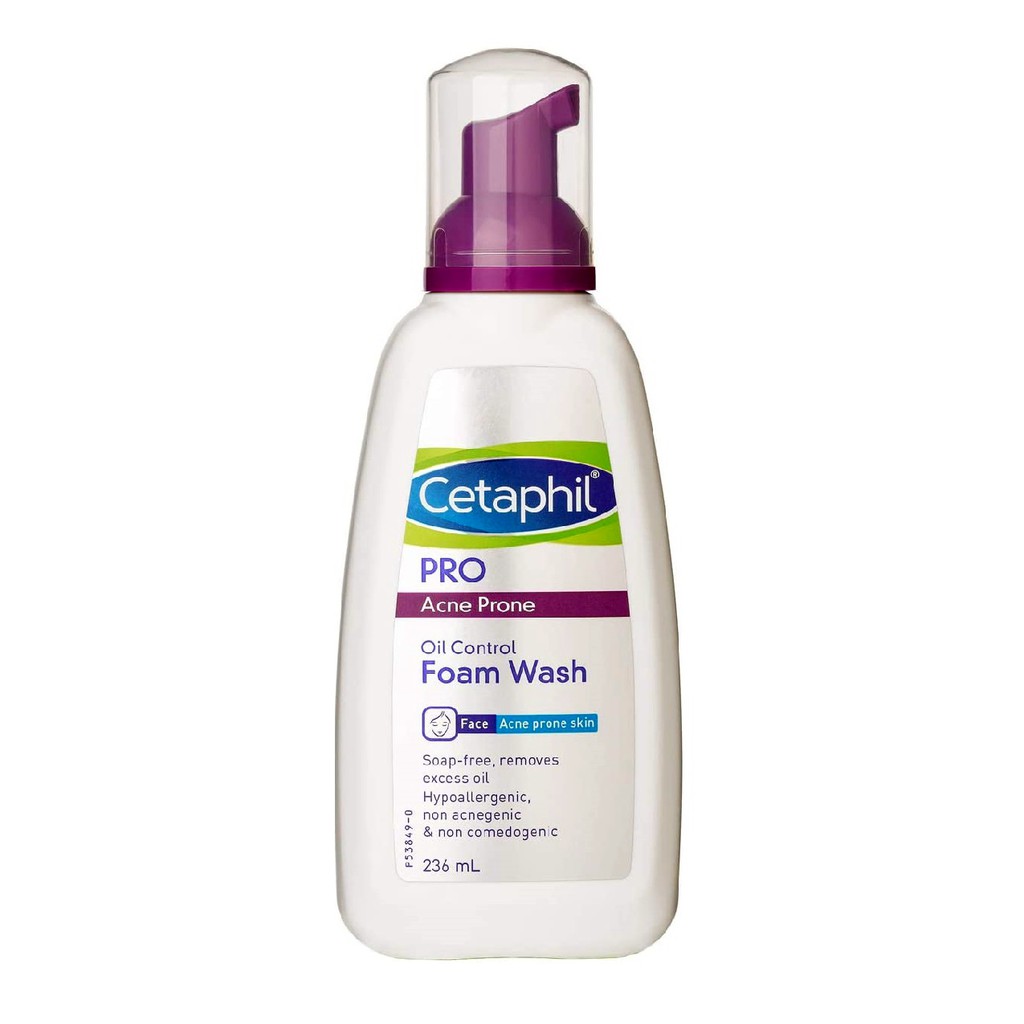 Cetaphil Pro Acne Prone Oil Control Foam Wash 236ml / Acneprone skin Shopee Singapore