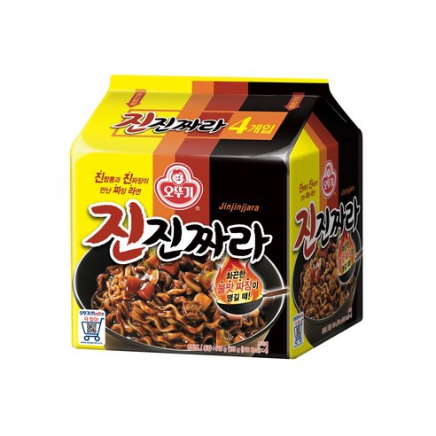 Korea [Ottogi] Jinjinjjara 135G X 4Bag 오뚜기 진진짜라 라면 | Shopee Singapore
