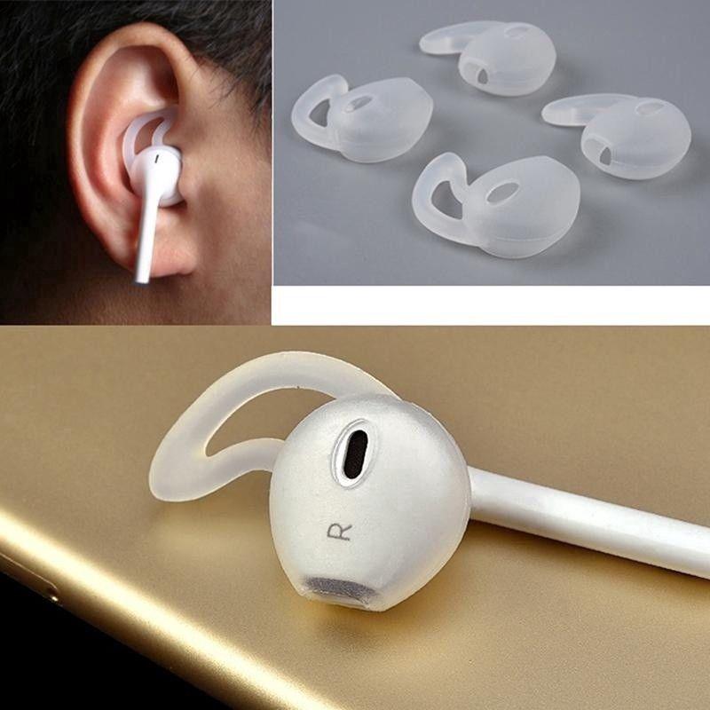 Silicone Earpods Earbud Cover and Ear hook for iPhone Earphones