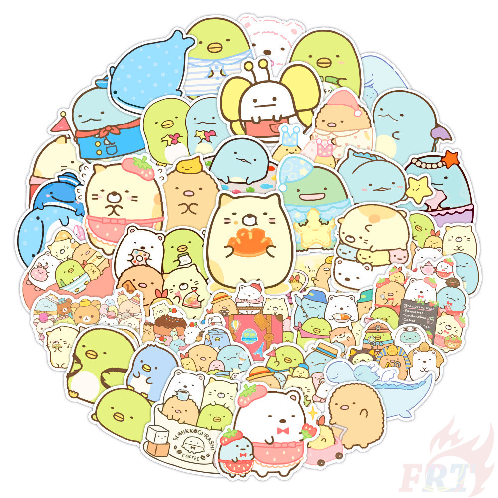 100pcs Set Sumikkogurashi Series A San X Sumikko Stickers Waterproof