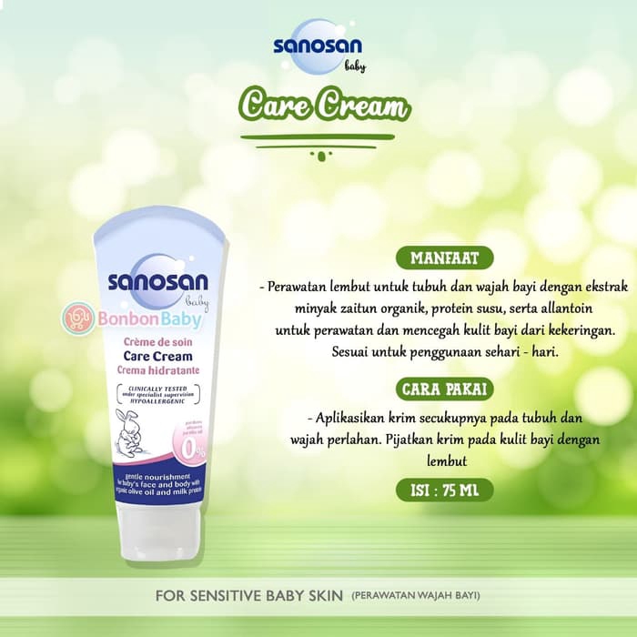 sanosan baby care cream