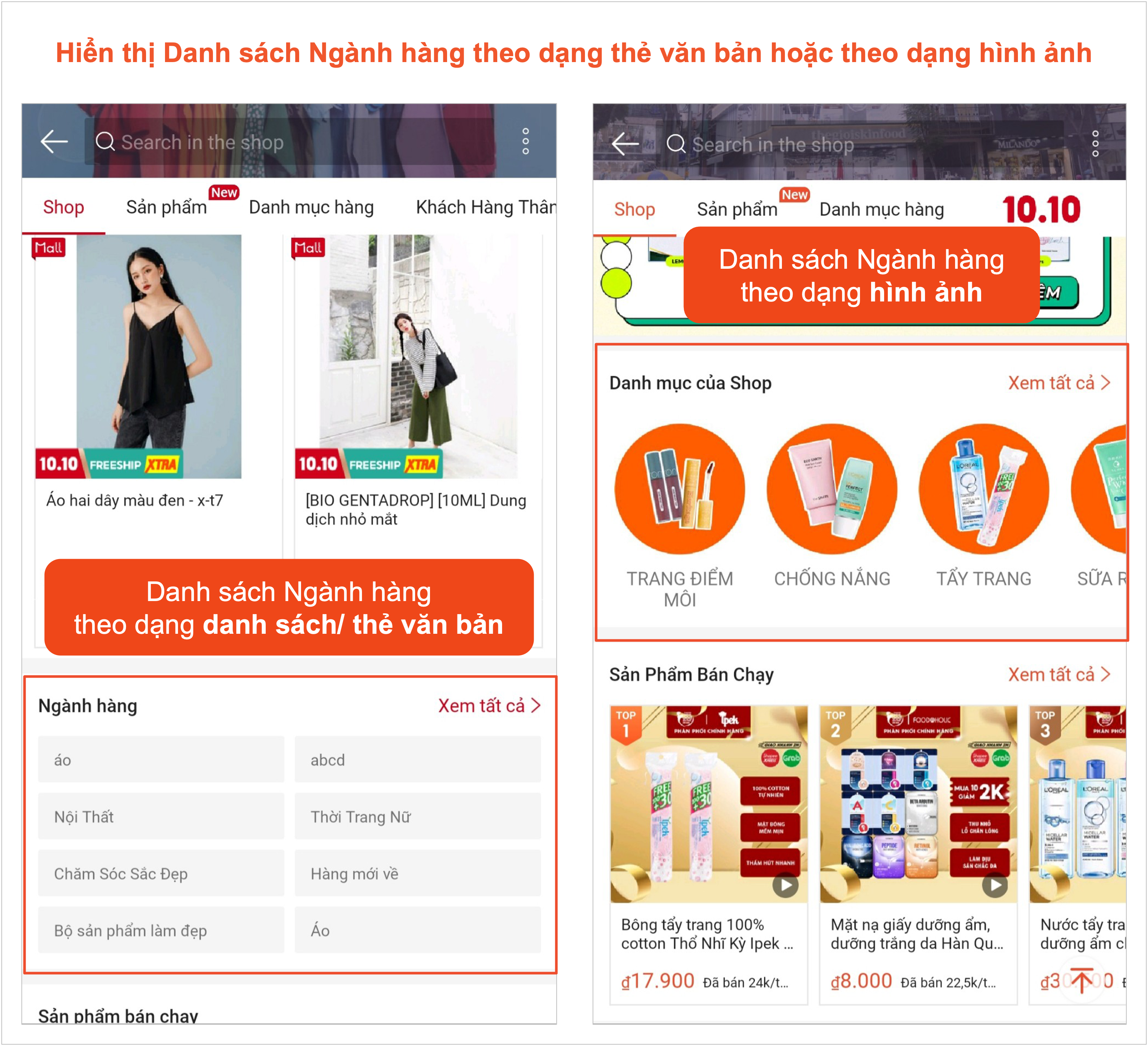 Cách thêm các thiết kế khác nhau trong Trang Trí Shop | Học viện Shopee - Shopee Uni Vietnam