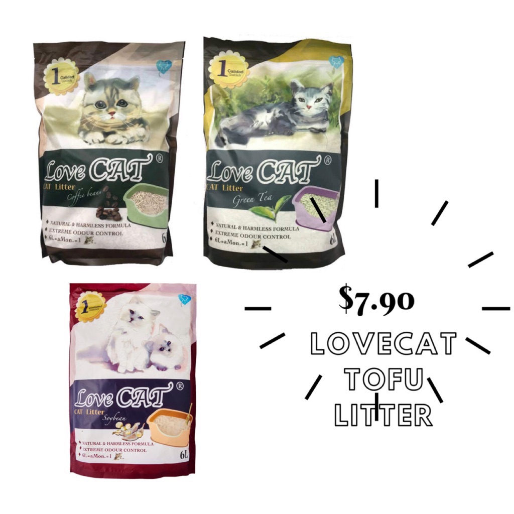 lovecat korean tofu cat litter