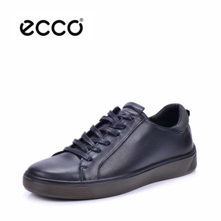 ecco Trent Men's Shoes Spring Autumn Style Skateboard Cowhide All-Match Board Leather Street Fun Breaking