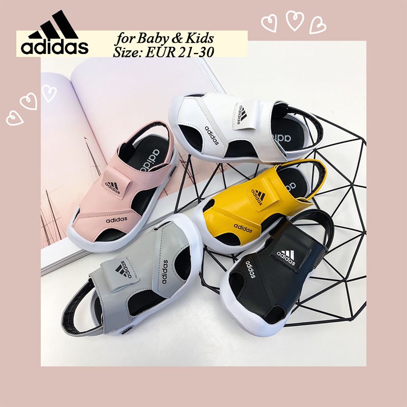  Ready Stock Adidas  baby kids sandals  original 3 strip 