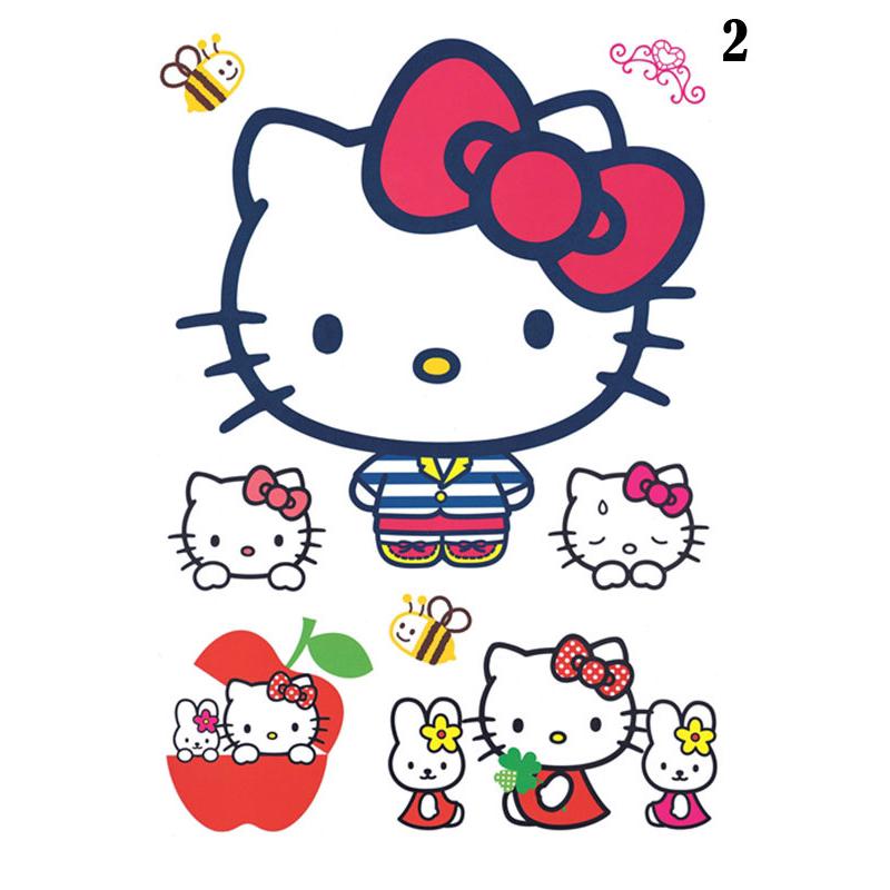 Big Size Hello  Kitty  Cartoon Waterproof Stickers  for 
