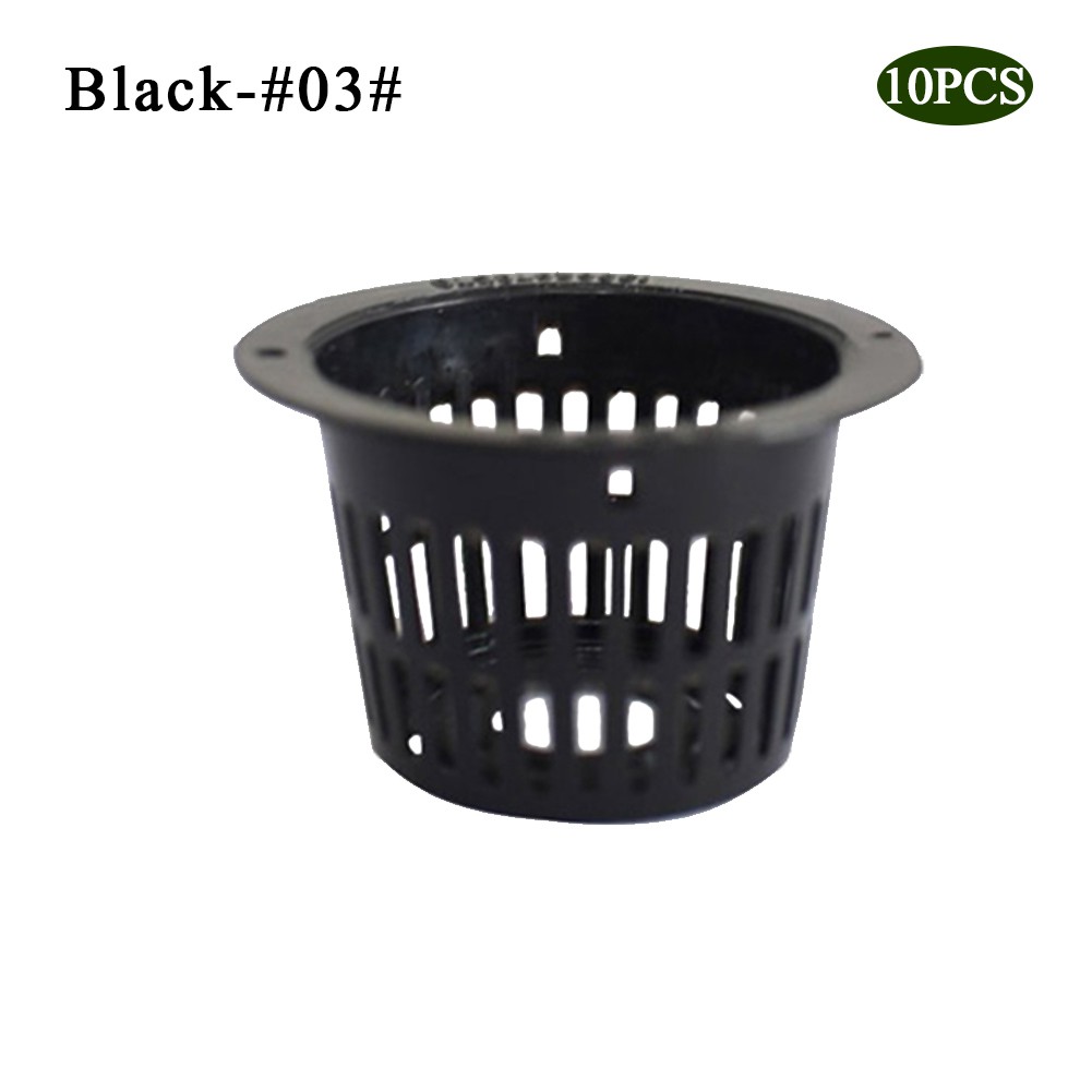 Details about   10pcs Heavy Duty Mesh Pot Net Cup Basket Hydroponic Clone Grow Plant 