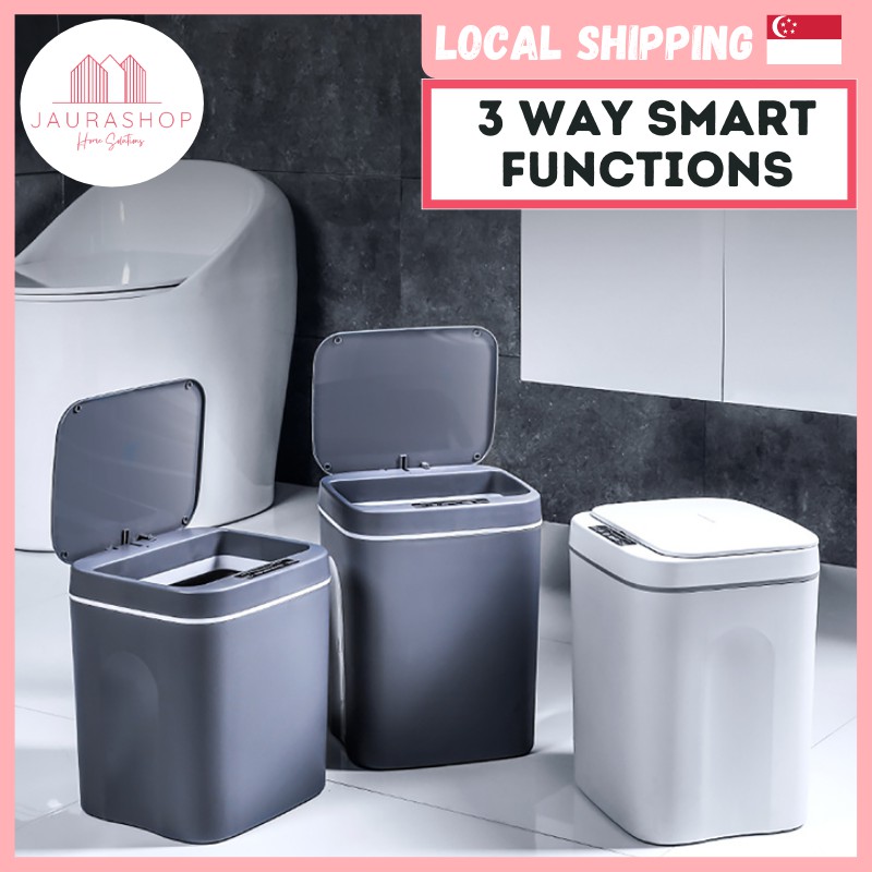 [SG Ready Stocks] Smart Sensor Dustbin Batteries Operated 3 ways