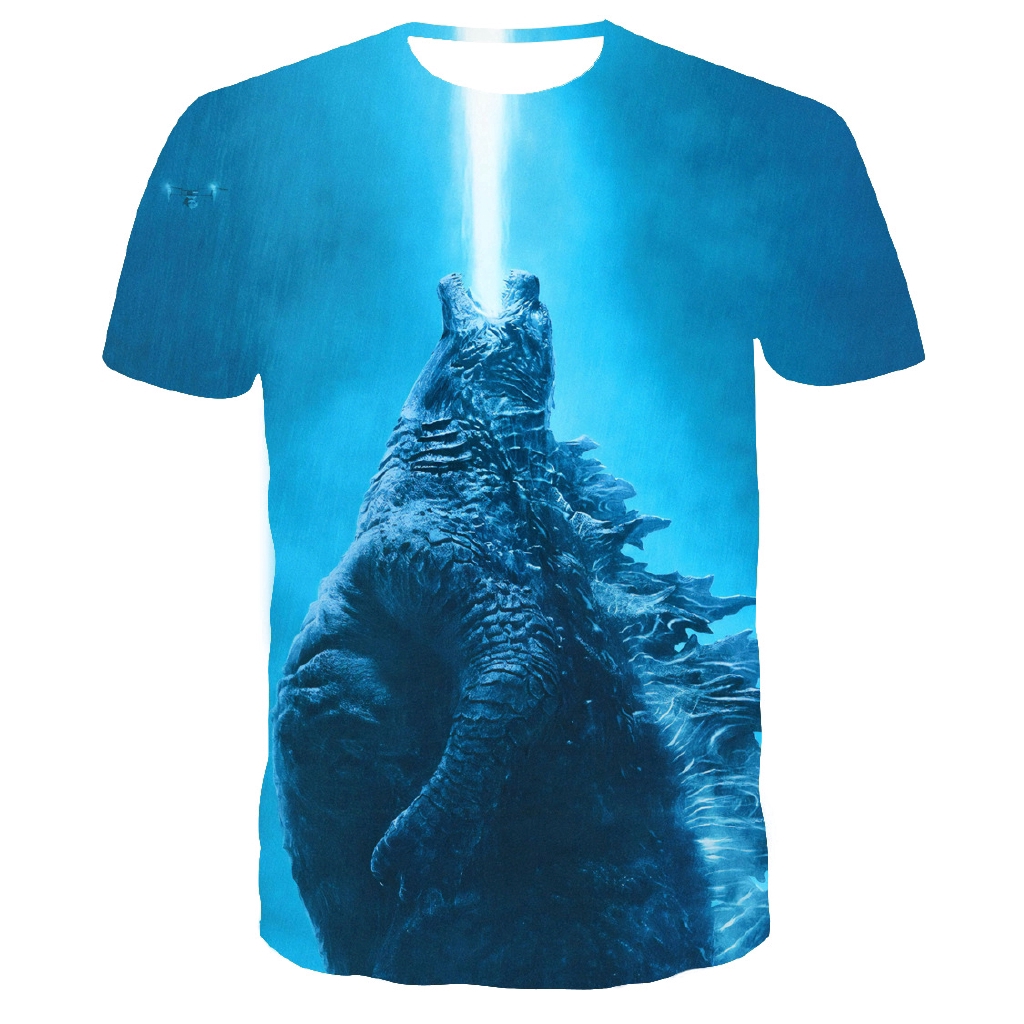 Godzilla Children’s T-shirt 3D Kids Teeshirt Godzilla King of the