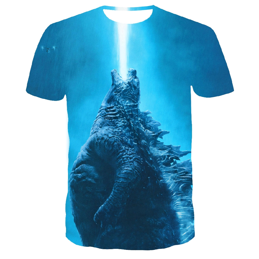 Godzilla Children S T Shirt 3d Kids Teeshirt Godzilla King Of The Monsters Tshirts Boy S Tee Shopee Singapore - godzilla t shirt roblox