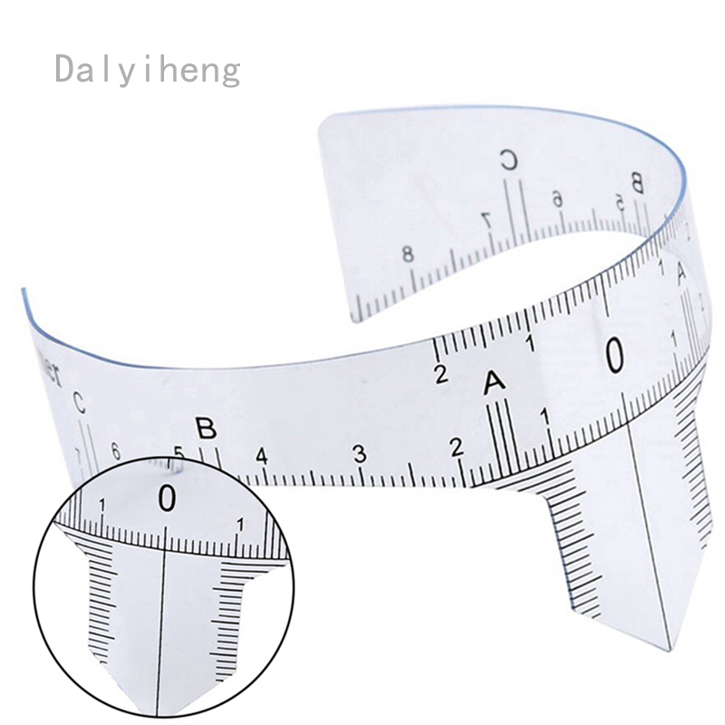 dalyiheng reusable permanent eyebrow ruler eye brow