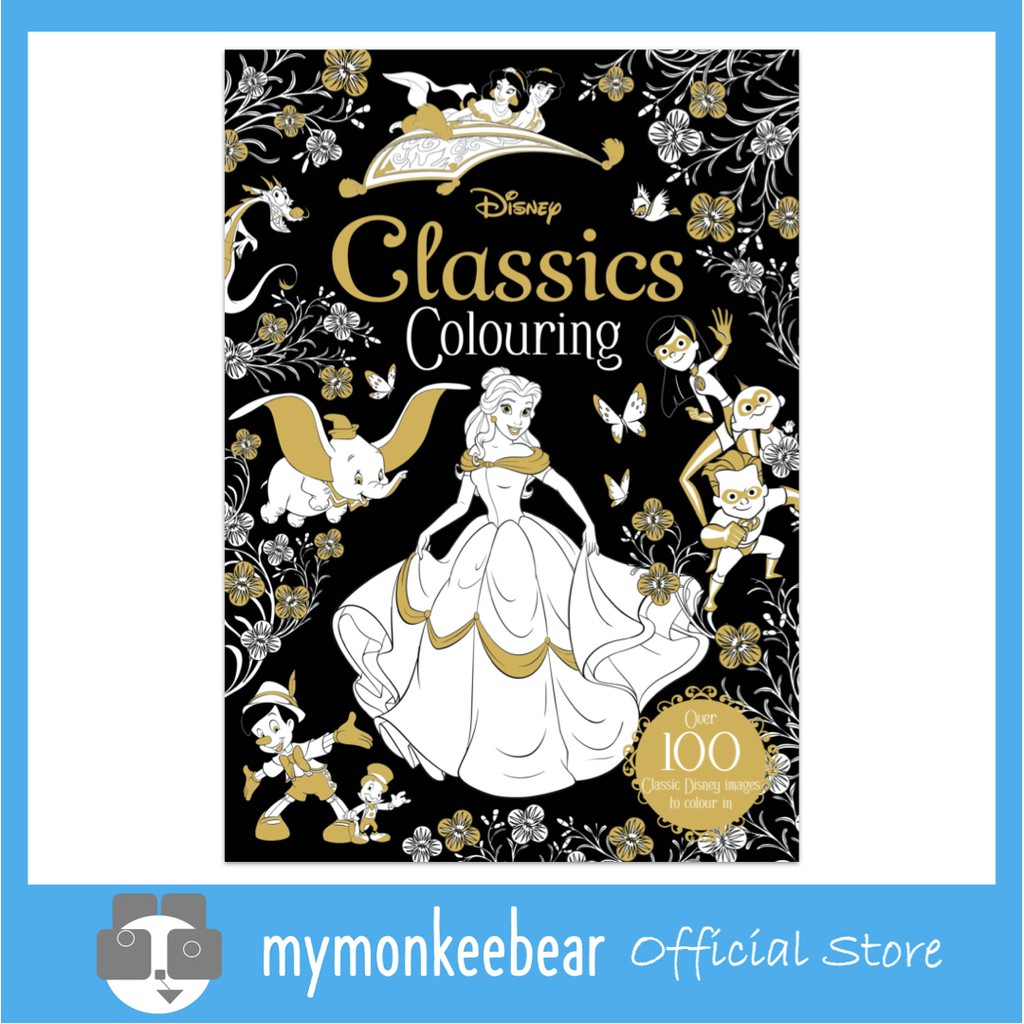 Shop Malaysia Disney Classic Colouring Book Suitable For Young Adult Shopee Singapore