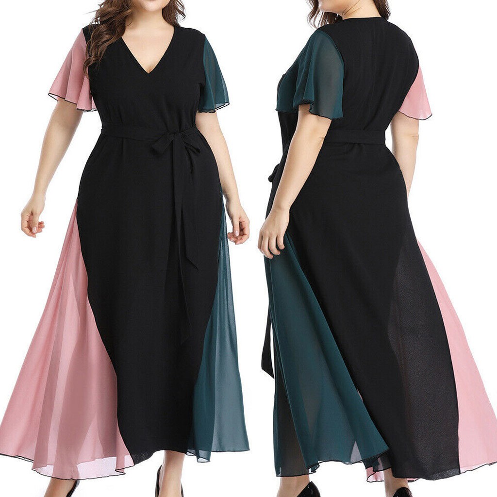 plus size chiffon gowns