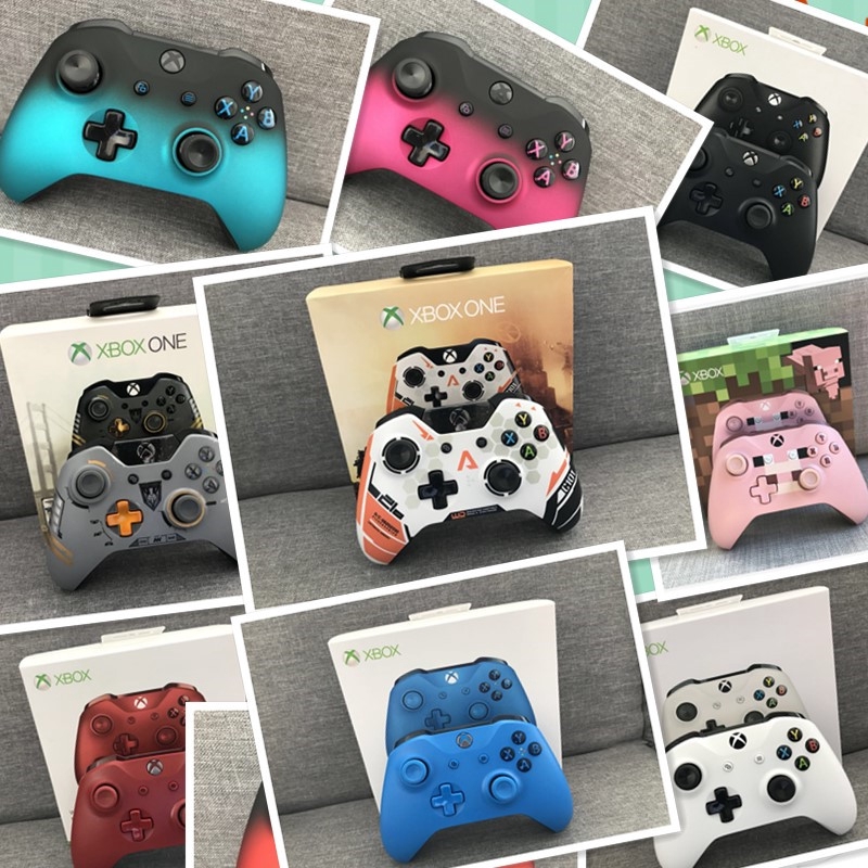 Xbox One Controller S Version Computer Wireless Bluetooth Controller Xboxone S Version Rocker Elite Titan White Powder Shopee Singapore