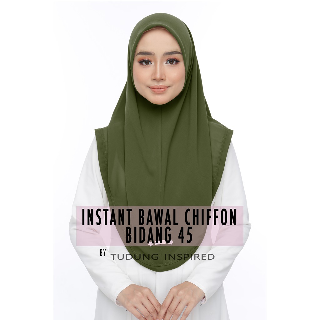 Shop Malaysia Ready Stock Instant Bawal Taya Beads Bidang 45 Chiffon Shopee Singapore