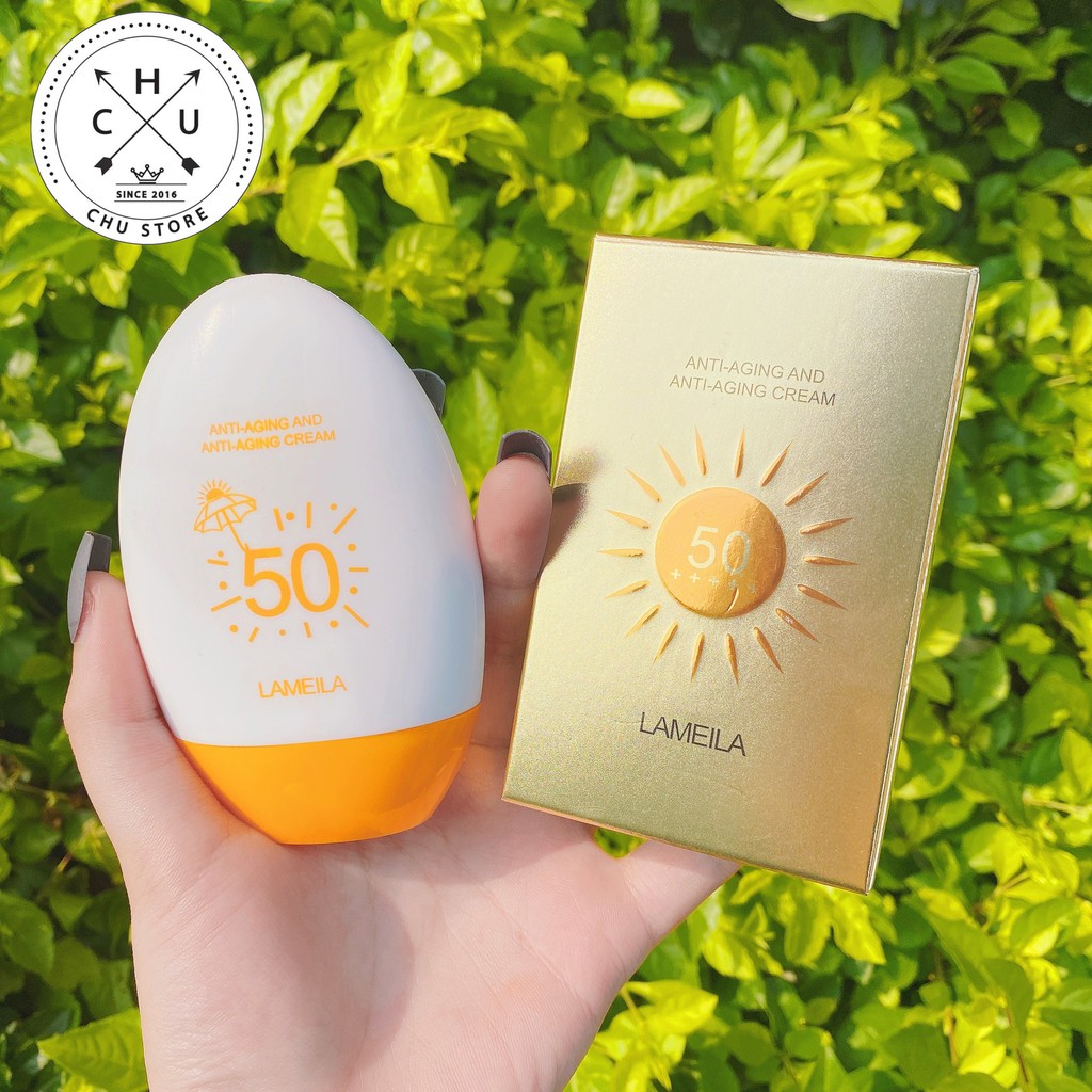 (Bán Buôn Sỉ) Kem Chống Nắng Bảo Vệ Da Lameila SPF50 + Dưỡng Da Sáng Khỏe KCN