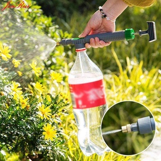 High Pressure Air Pump Manual Sprayer Adjustable Drink Bottle Spray Head Nozzle Garden Watering Tool