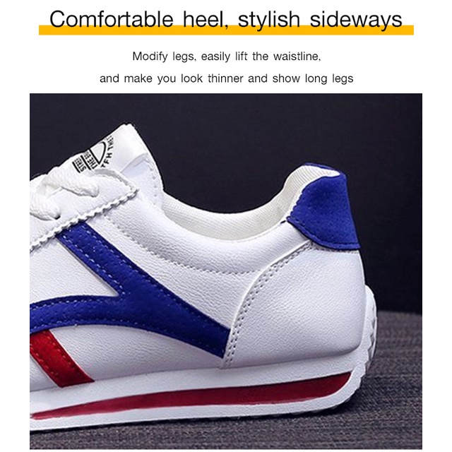 Image of Fashionable Breathable Cortez Shoes Women's Fashion Casual Leather Shoes Sports Shoes #7