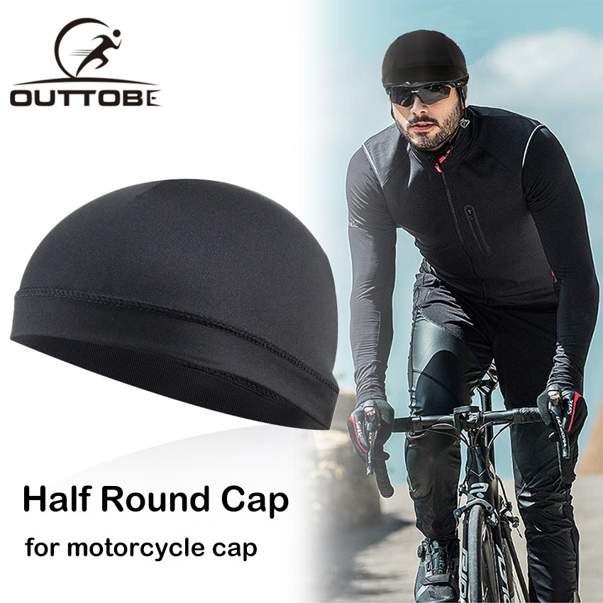 cycling skull cap under helmet