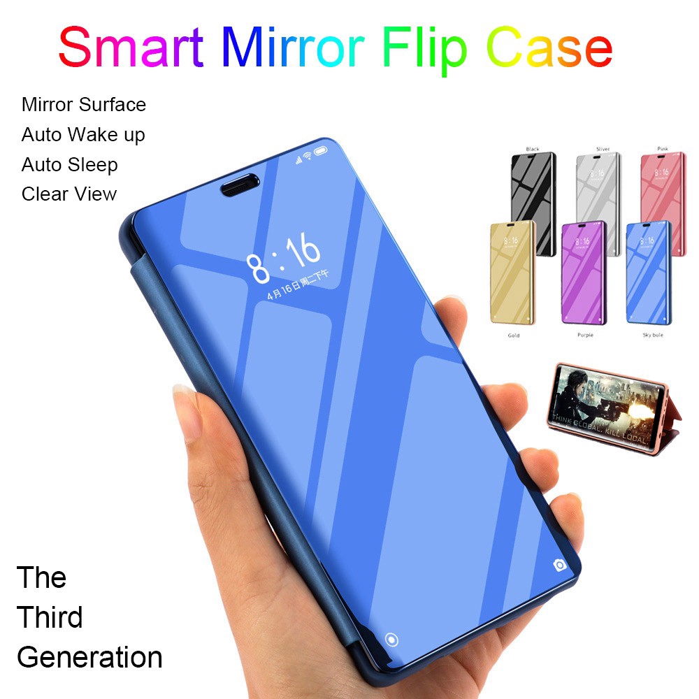 Case For Oppo A52 A92 A31 A91 R17 F11 Pro A5 A9 2020 R17pro F11pro Mirror Surface Phone Case