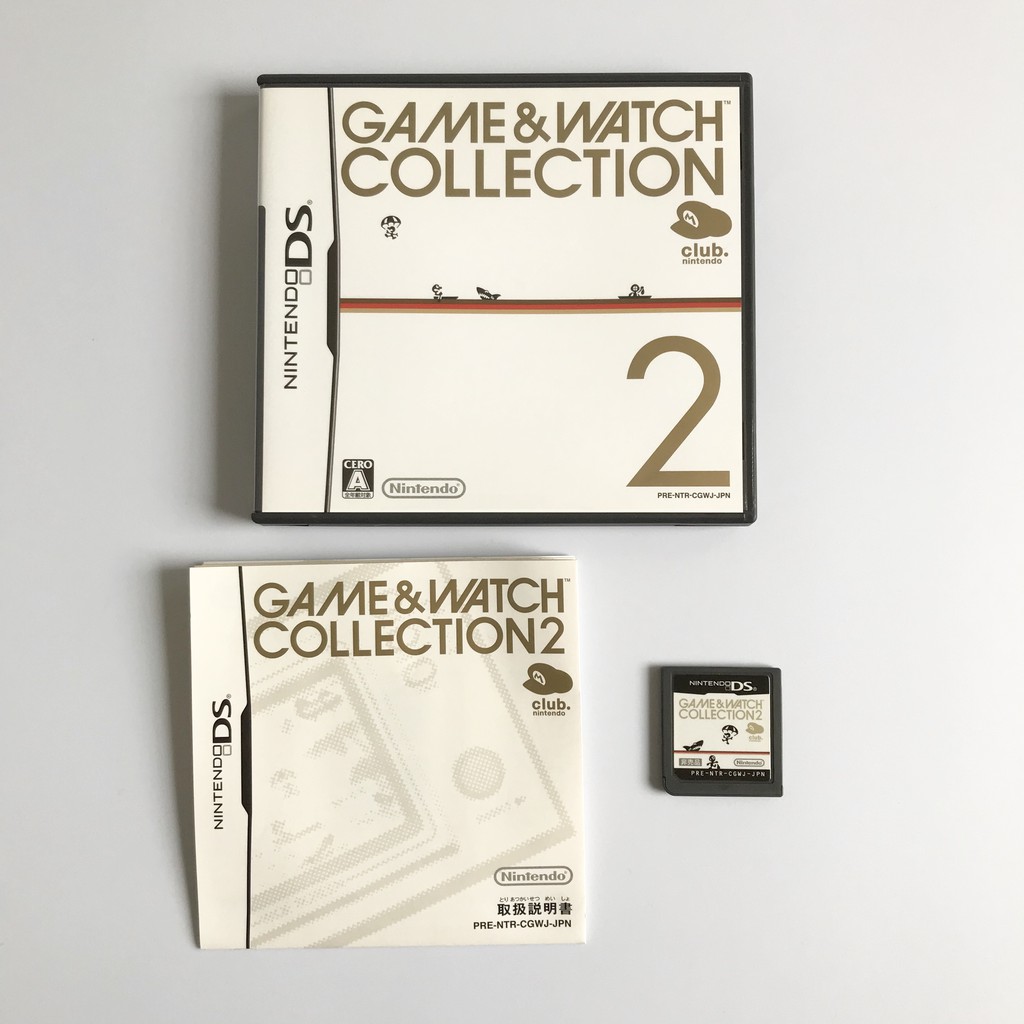 Nintendo Ds Nds Game Watch Collection 1 2 Set 2 Lot Japan Jp Games Shopee Singapore