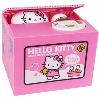 Hello Kitty Cute Steal Coin Music Bank Money Saving Box Gift #2