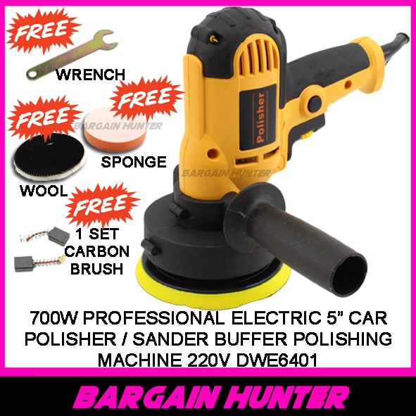 Professional 700W Electric 5inch Car Polisher Sander Buffer Polishing