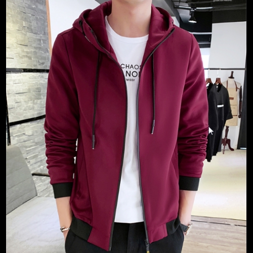 slim fit hooded jacket