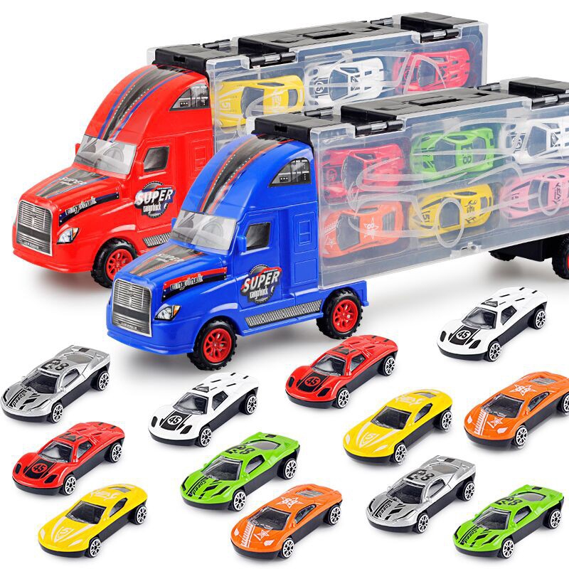 HDY Children Mass Stroge Container Truck  Toy Alloy Car 