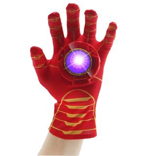 New Cosplay Gift Iron Man Hand Gloves With Light Boys Kids Toys Pretend #2